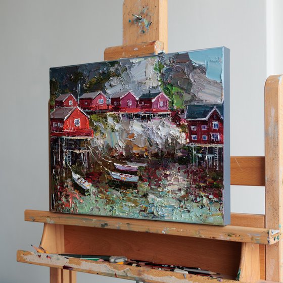 Fishing Village in Lofoten