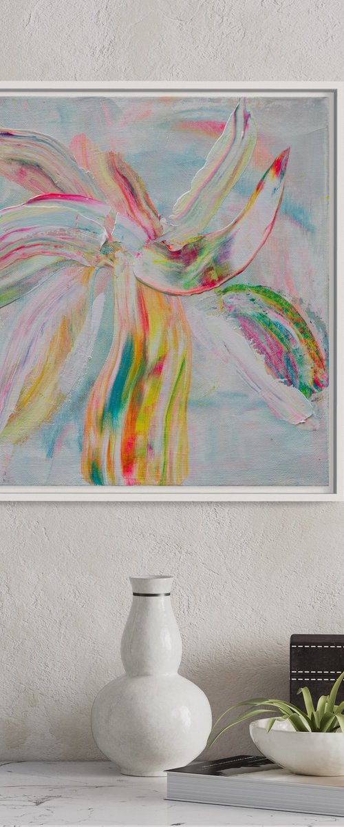 'Rainbow Petal Swoosh' by Kathryn Sillince