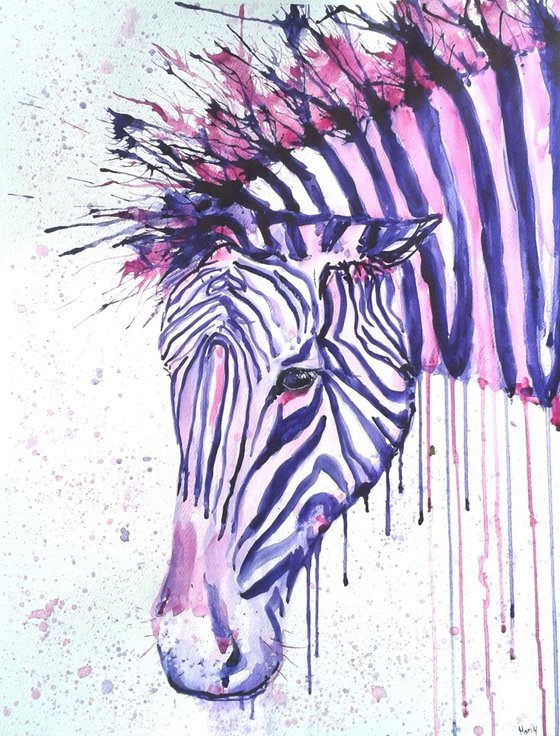 "Dripping stripes"