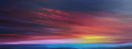 Crimson Glow - Seascape