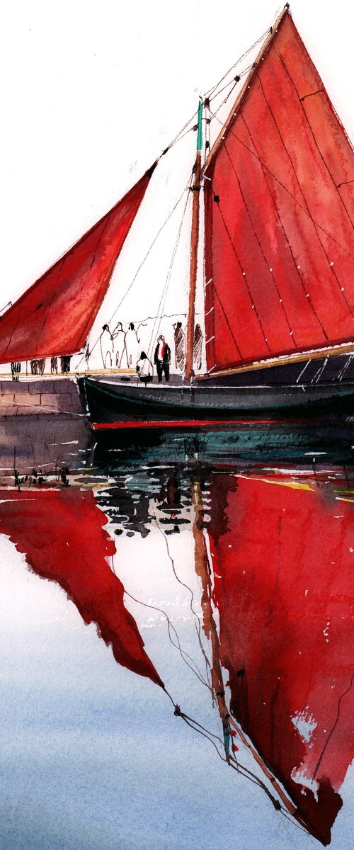 Scarlet Sails in Galway by Anastasia YOUKKI Mamoshina