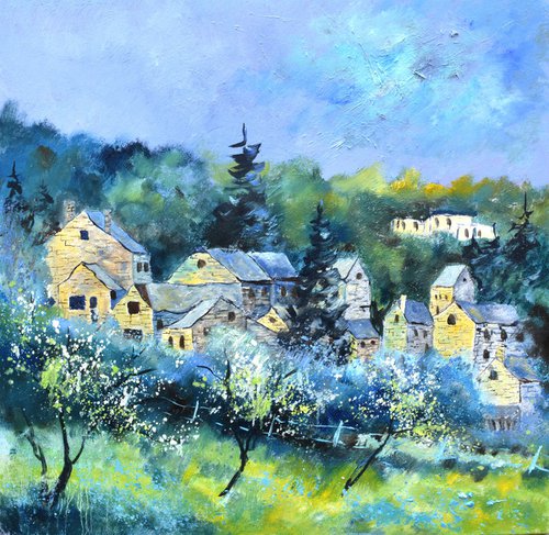 Typical village in my countryside - elles by Pol Henry Ledent