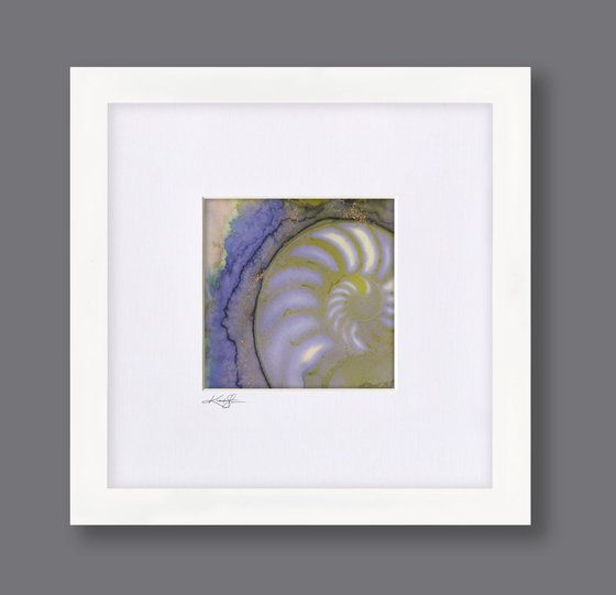 Nautilus Shell 3 - Sea Shell painting by Kathy Morton Stanion