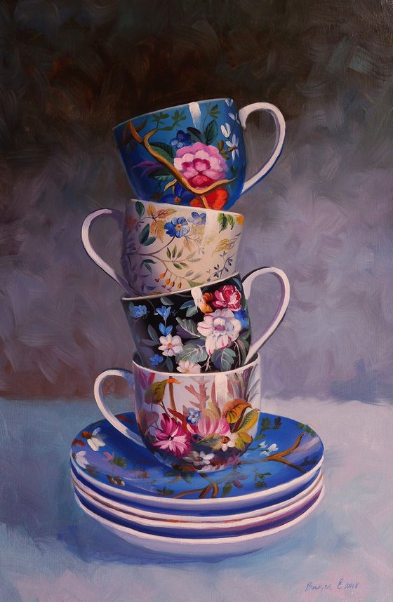 "Still life with cups"