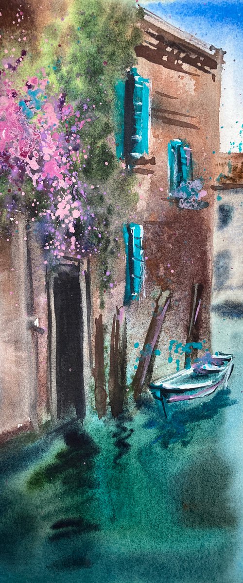 Venice. Wisteria by Valeria Golovenkina