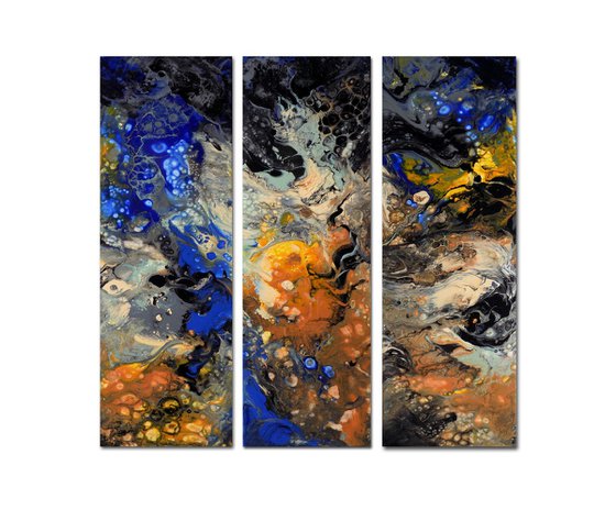 In the Moonlight  Triptych