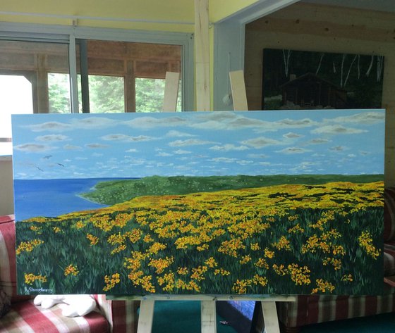 Wildflowers by the Sea