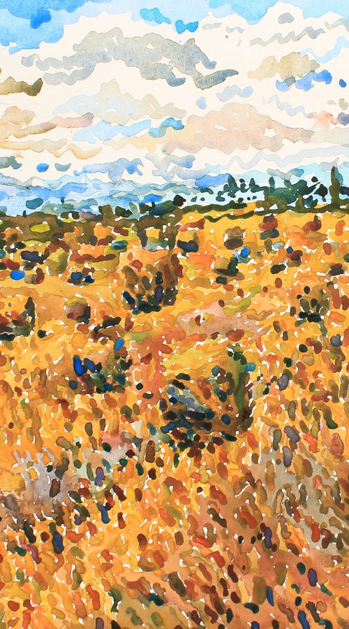 The bales of hay by Tanbelia