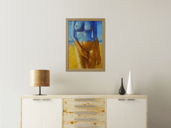 "Nude at the Seaside"