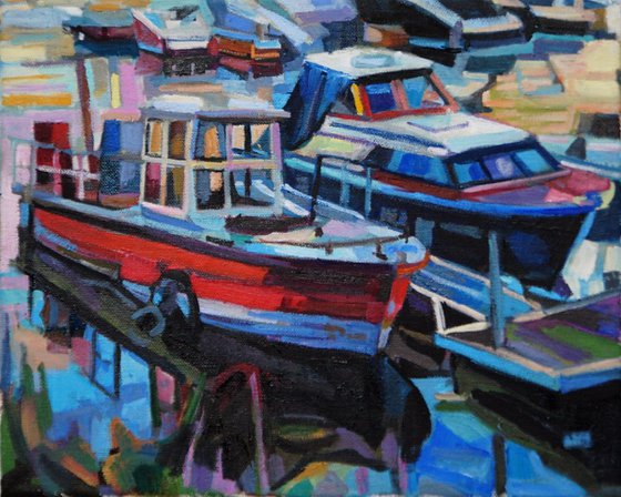 Boats / 29.5 x 24 x 2 cm