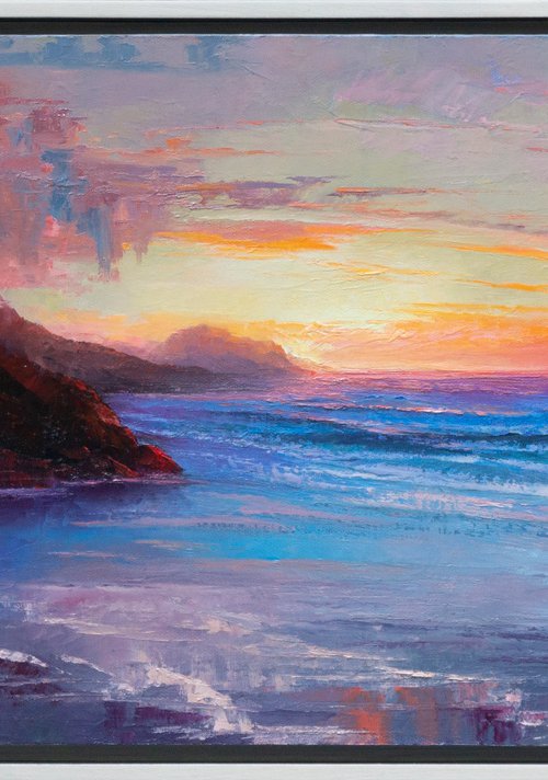 SEA SUNSET 3 by Oleksii Vylusk