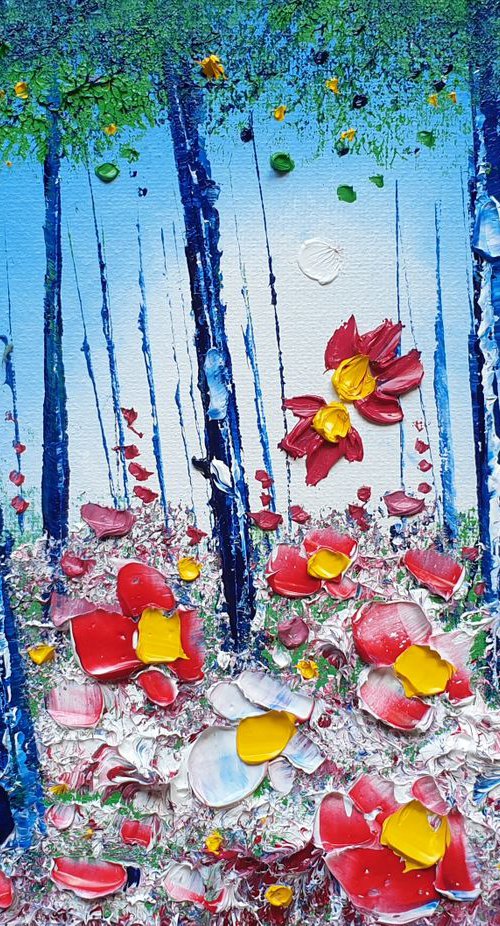 "Misty Forest & Flowers in Love" by Phil Broad