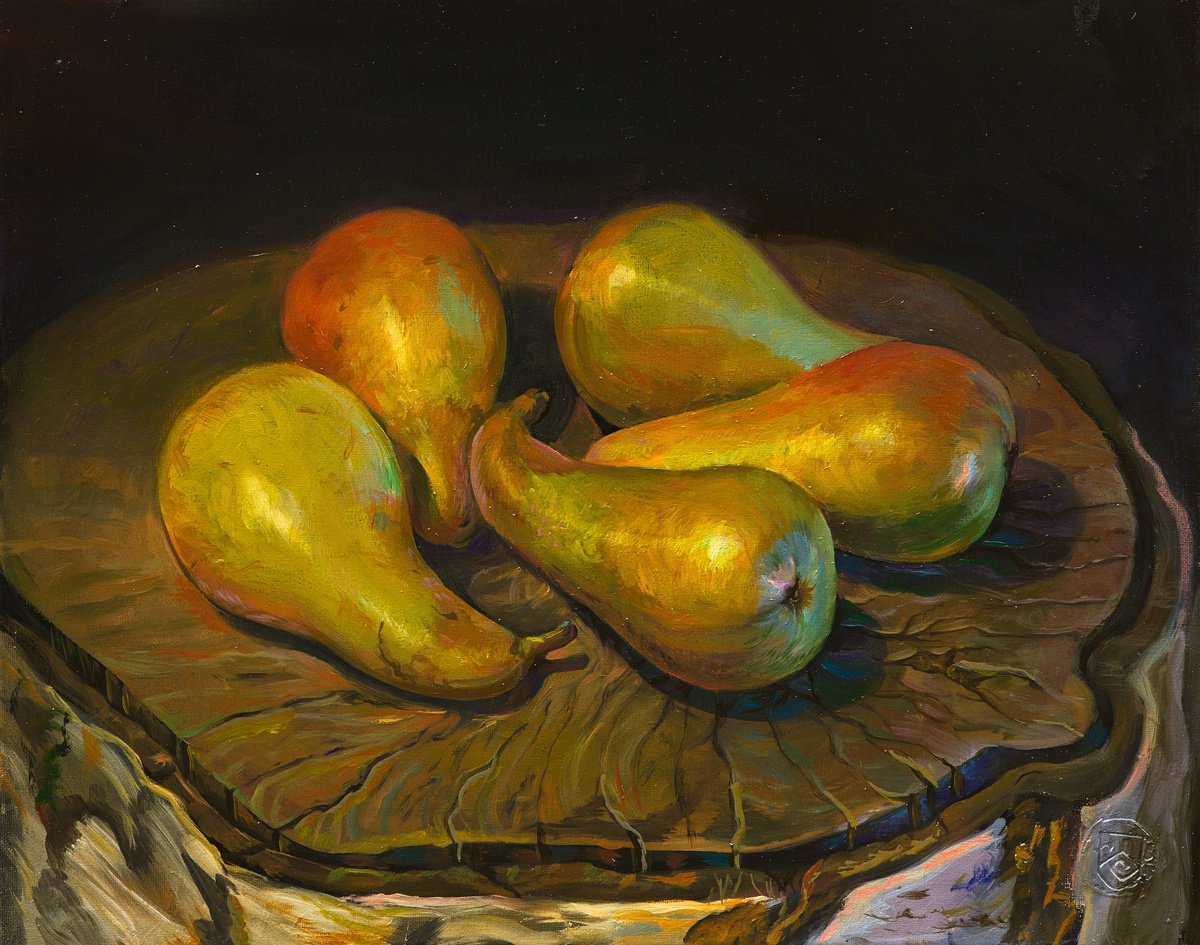 Pears by Sergey Lesnikov