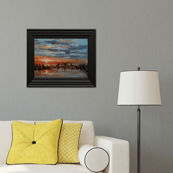 "Sunset along The Thames"