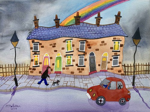 Rainbow Street by Martin Whittam