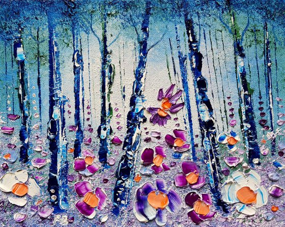 "Misty Forest & Flowers in Love"
