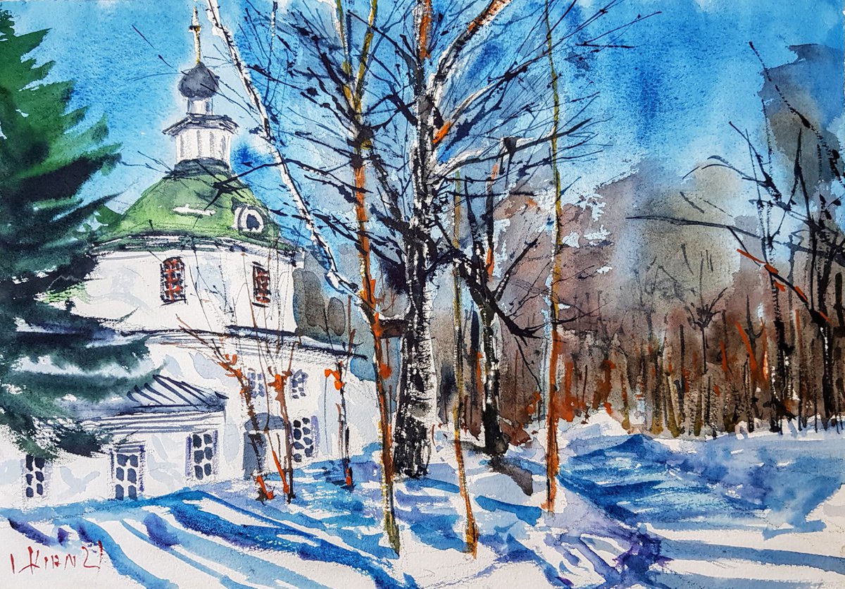 Russian Winter by Leonid Kirnus