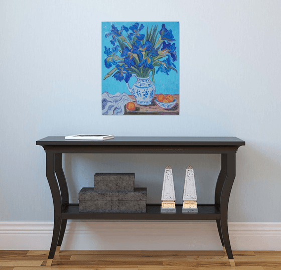 Vase of Irises SOLD