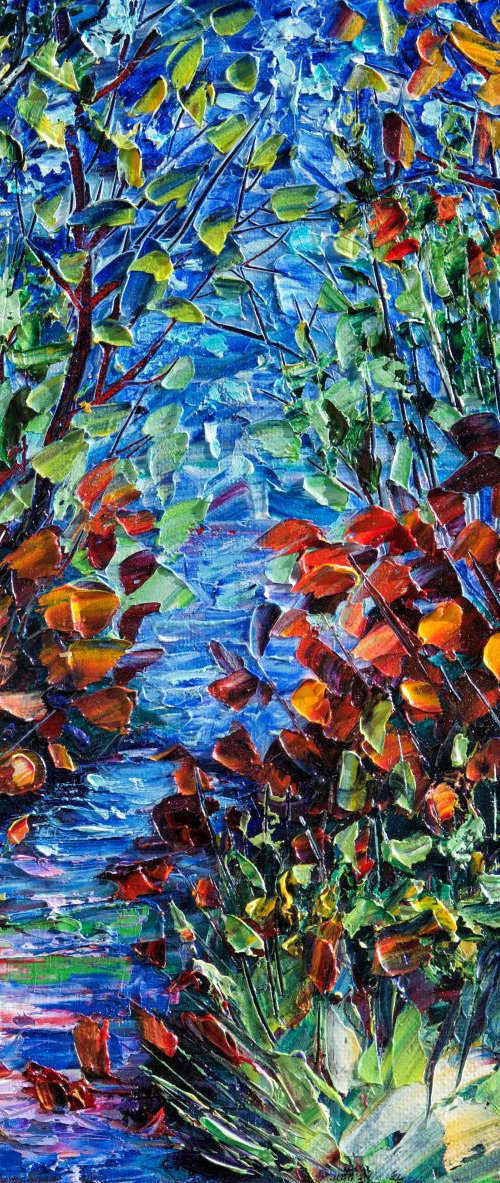 Misty Path by Lena Owens at OLena Art