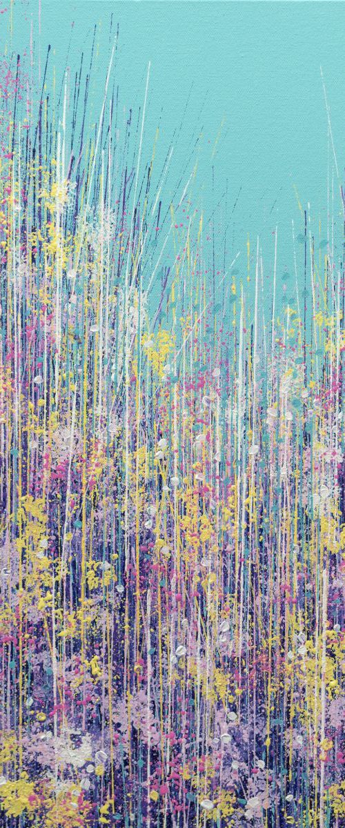 Wild Flowers Under A Turquoise Sky by Marc Todd