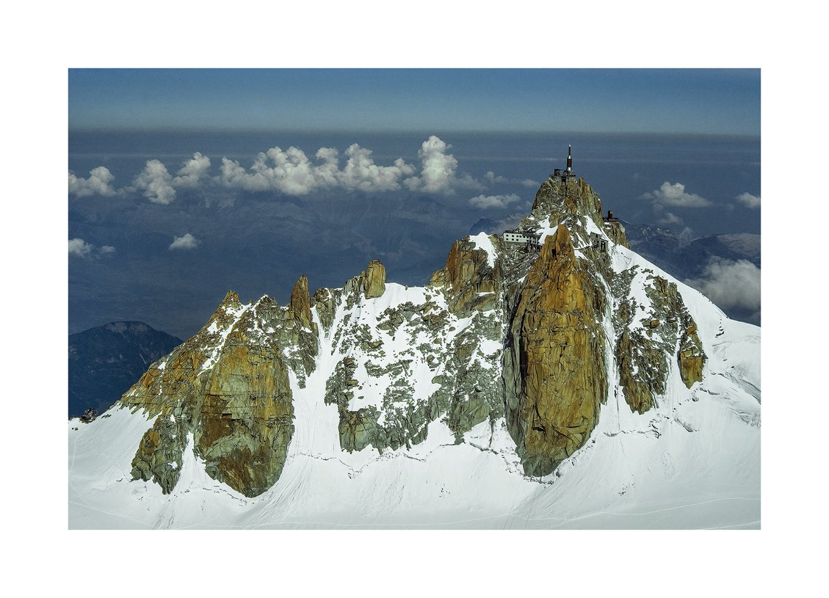 Aiguille du Midi and Vallee Blanche by Alain Gaymard
