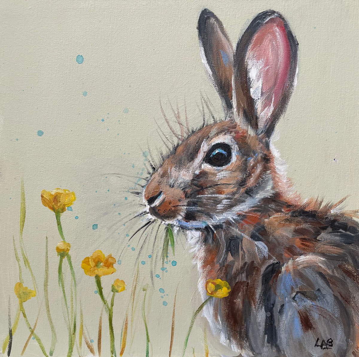 Spring Bunny by Louise Brown
