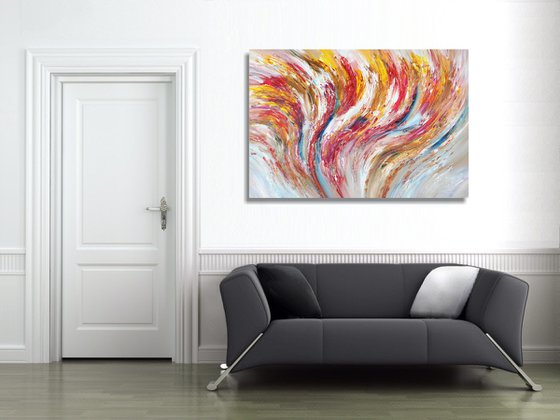 Yellow And Red Vibrations D 1