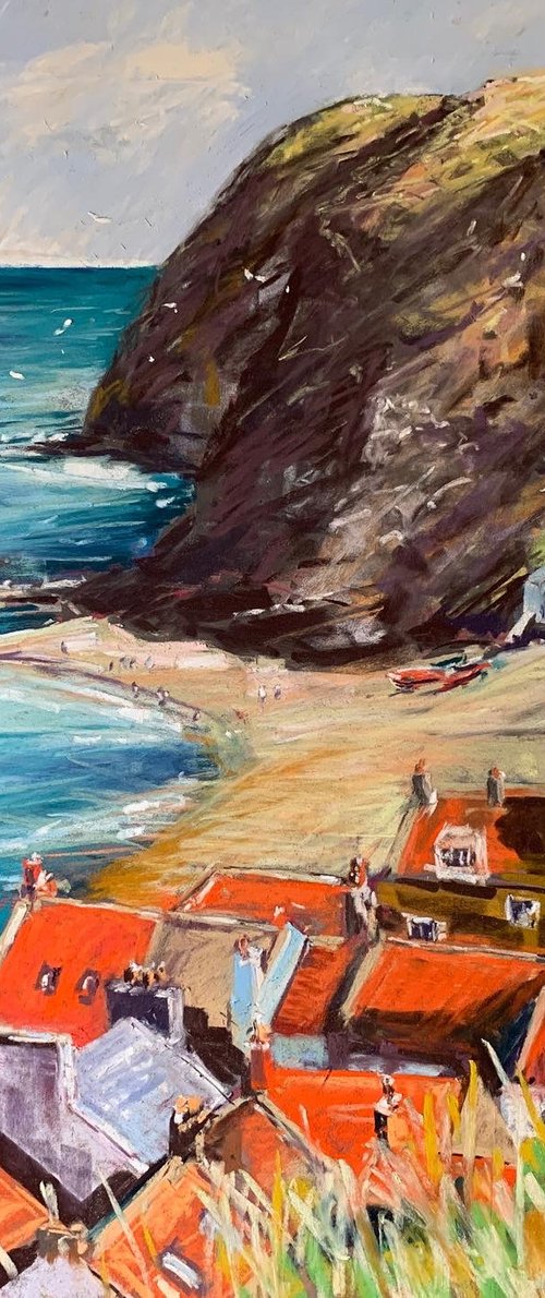 Staithes Summer by Andrew Moodie
