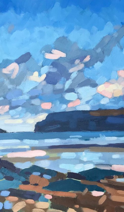 Just Before Sunset, Polzeath by Emma Dashwood