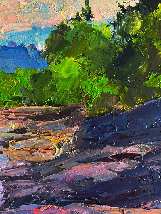 Near a Mountain Stream