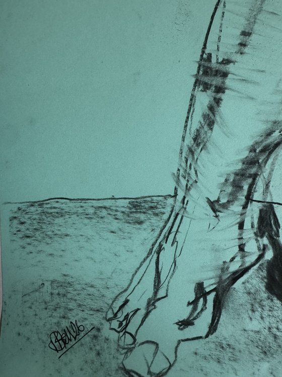 Seated female nude