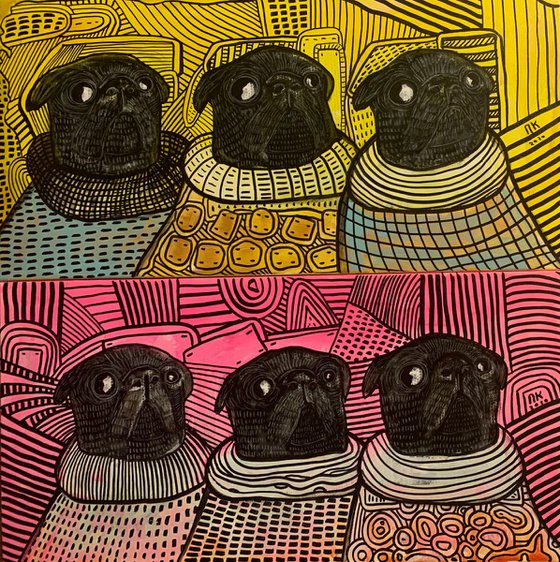 Pug corporation #2 (2 pieces