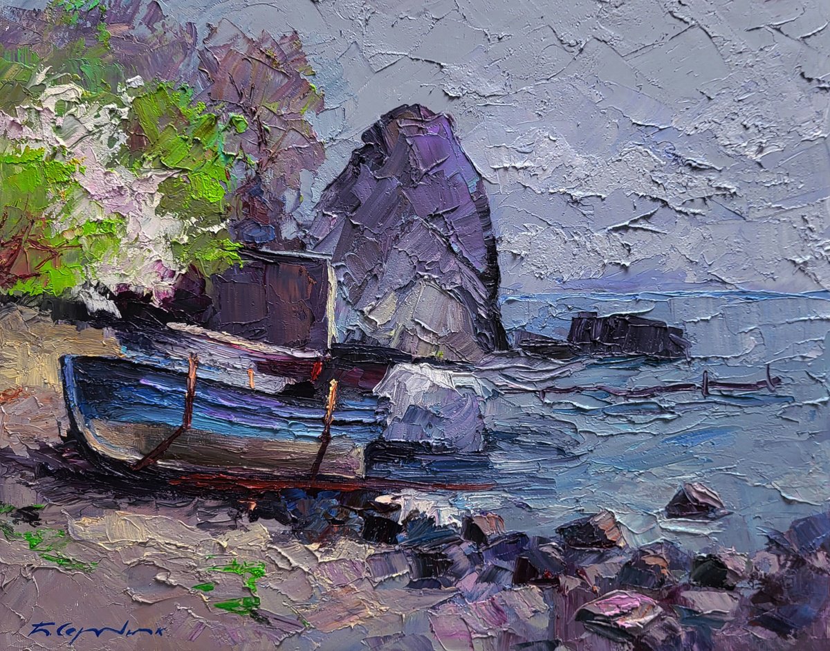 Calm Of A Sea Morning By Boris Serdyuk, 20 X 16, Artwork For Sale On Artfinder