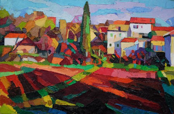 Landscapes of Tuscany # 17 / 30 x 20 cm