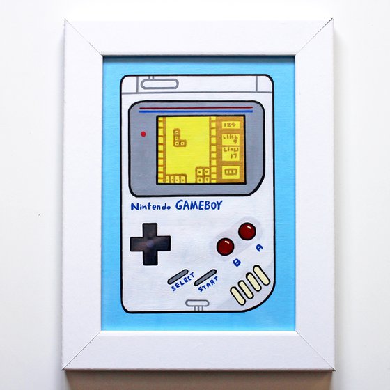 Game Boy Pop A5 Art Painting