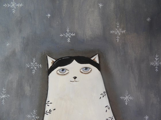 The winter cat