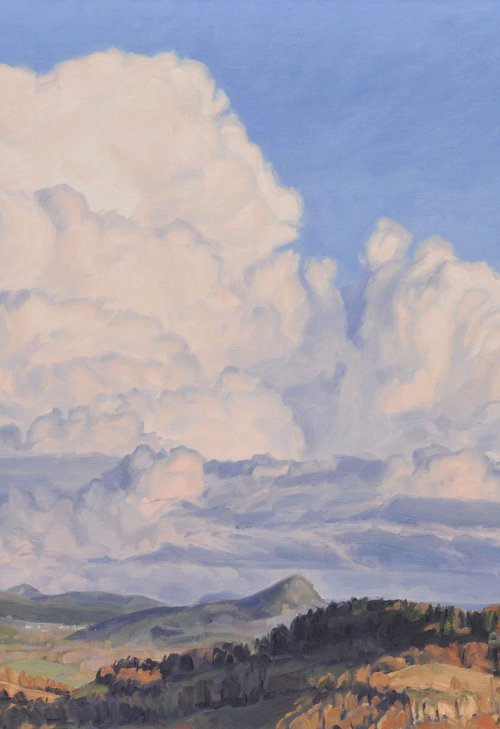 November 15, cloud over the Roches de Mariol by ANNE BAUDEQUIN