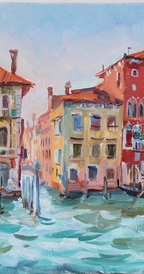 Venise sea and cityscape by Alexandra L. ZELTSER