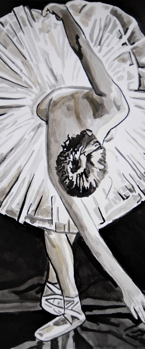 Ballerina  ID #2/ 42 x 29.7 cm by Alexandra Djokic