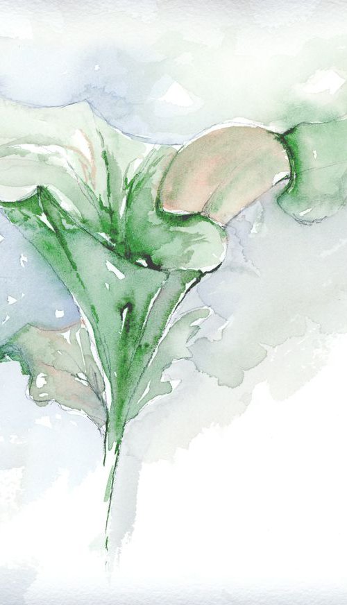 Ikebana Leaf by Alex Tolstoy