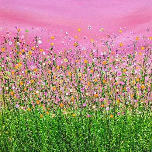 Blushing Confetti Meadows #4 by Lucy Moore