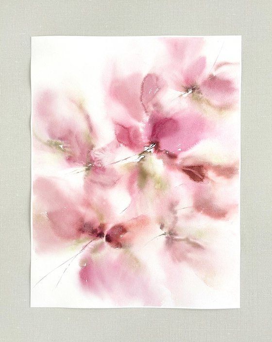 Abstract flowers bouquet