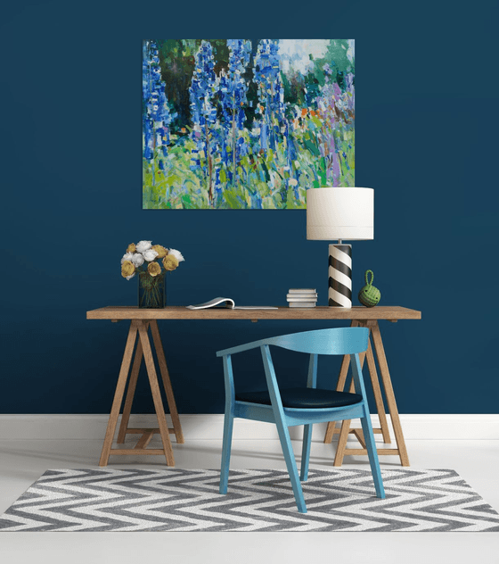 " Lupines in my garden"