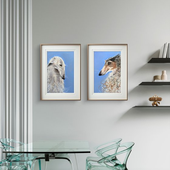 Dog Portraits Soft Pastel