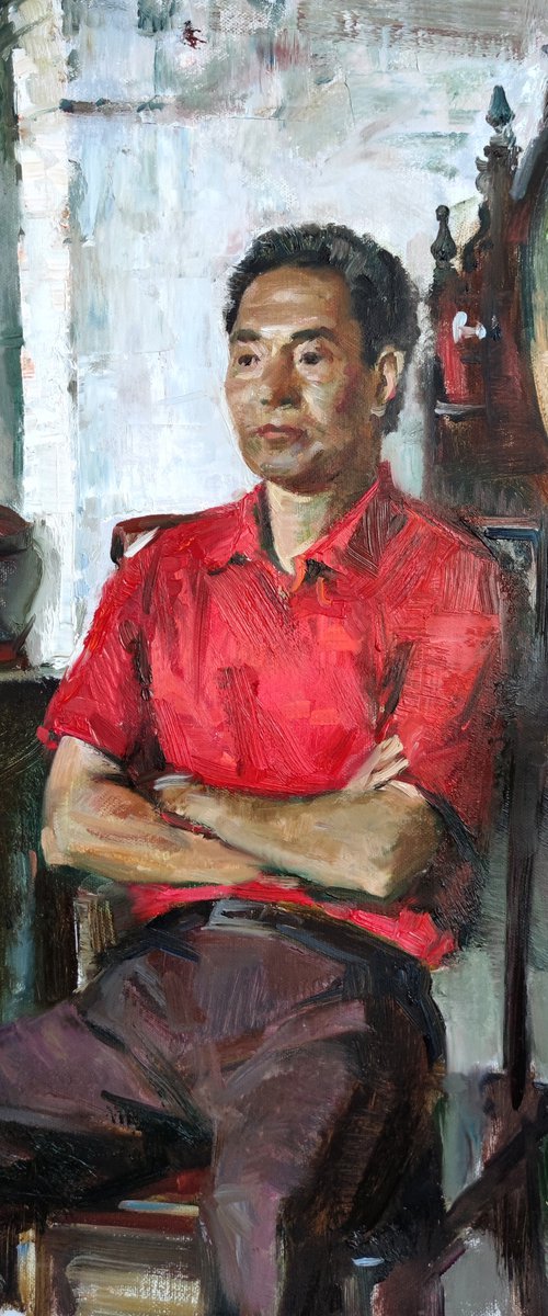 Portrait of an artist by Maria Egorova