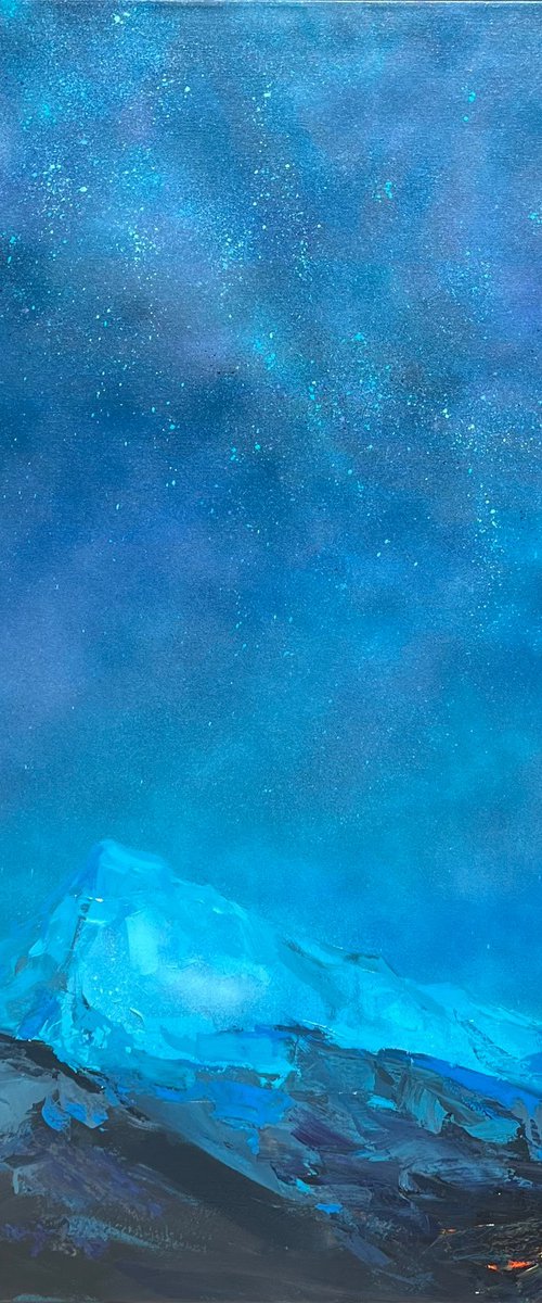 Night fly.120x120 acr.mix.canv.2024 by Anton Gudzykevych