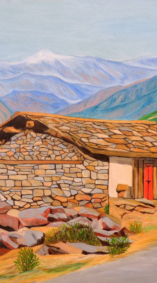 Hut in Mountains by Ajay Harit