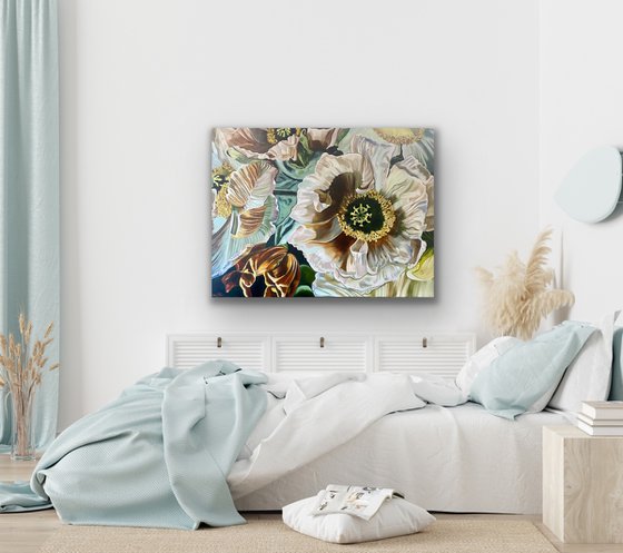 Poppy Bloom in Dusty Hues