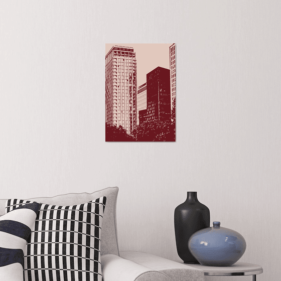 Skyscrapers | A3 16,5x11.7 in (42x30 cm)