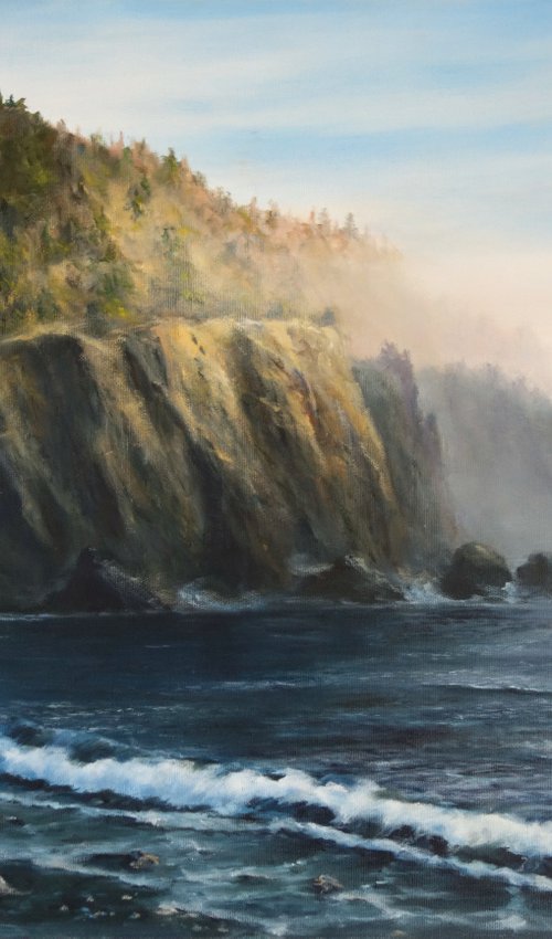 Seascape Morning bay by Mariia Ignatkina